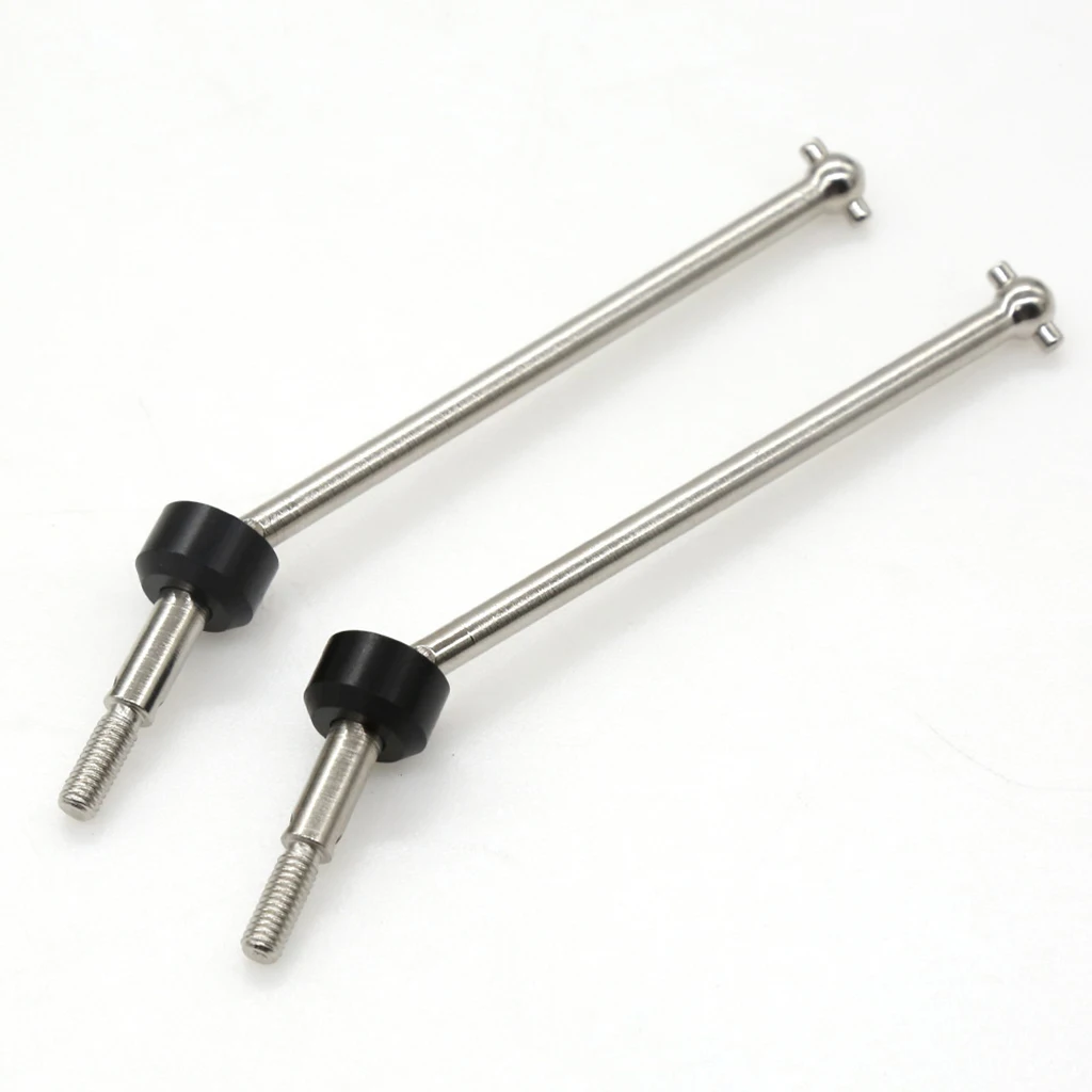 

2 PCS Aluminum Alloy RC Car Front Drive Shaft Dogbone CVD Parts Fit for WLtoys 104001 1:10 RC Car Buggy Truck Parts Accessory