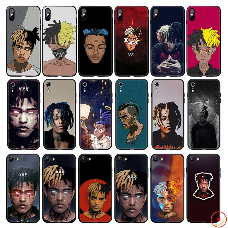 Чехол для телефона XXXTentacion из мягкого силикона для iPhone 11 Pro Xs Max X или 10 8 7 6 6S Plus 5 5S SE Xr 7Plus.