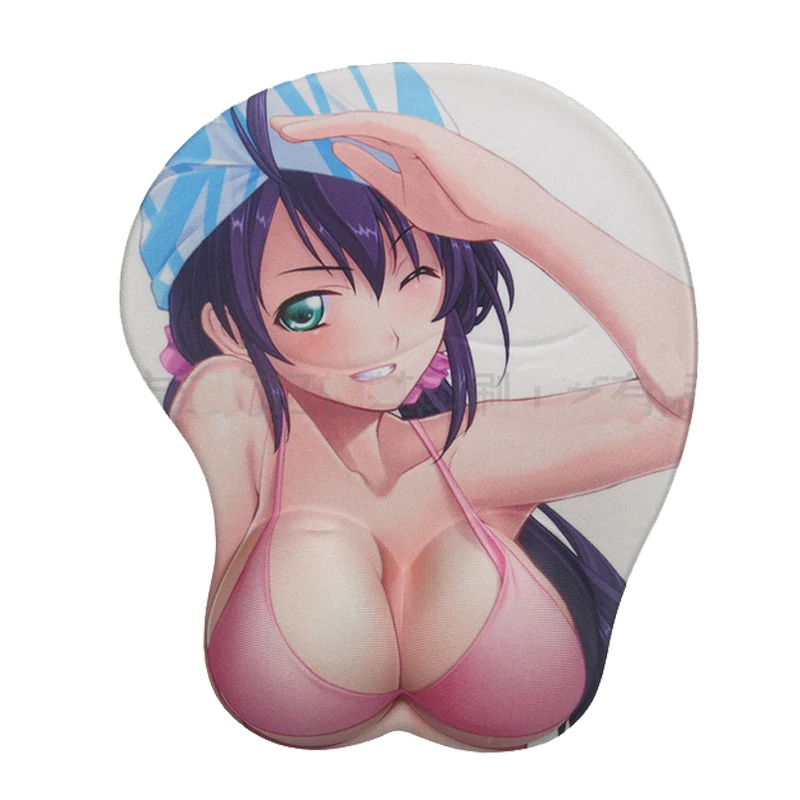 Симпатичный коврик для мыши пользовательский игровой 3D силиконовый на грудь и