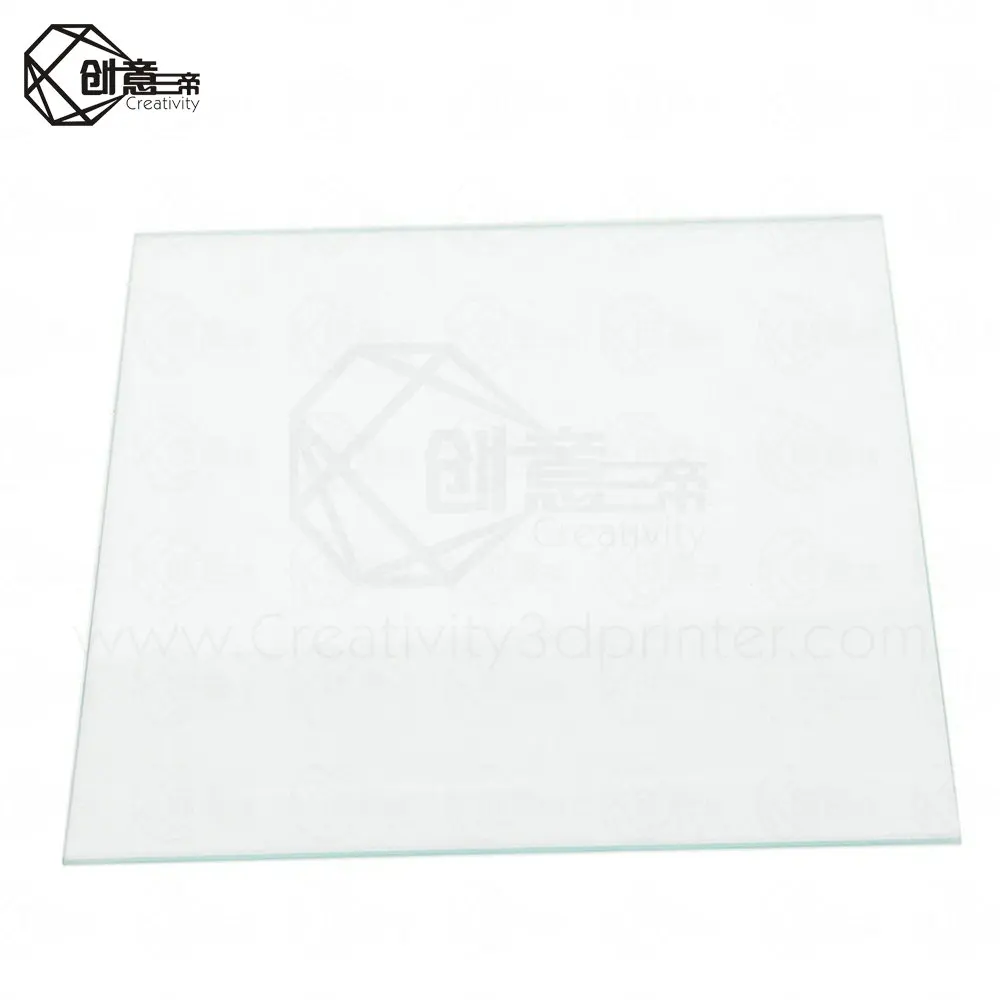 

3D Printer Accessories Reprap MK2 Heated Bed Borosilicate Glass Plate tempered 1 pcs 3D Printer parts glass in good quality