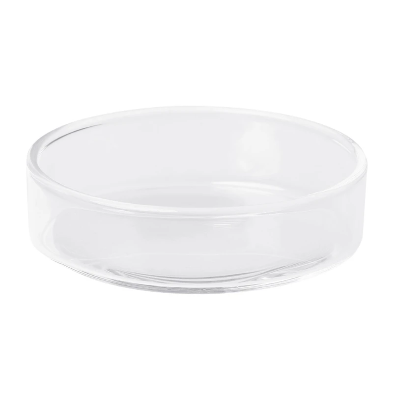 Креветка из прозрачного стекла еда круглые блюда маленькая миска для кормления