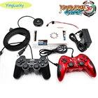 160 шт 3D игры Pandora 4018 Ретро видео игры PCB доска + 2 шт Геймпад + USB сплиттер + HDMI кабель + адаптер питания переключатель набор