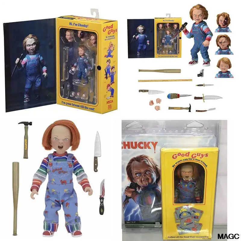 

NECA кукла Чаки играйте хорошие парни он хочет, чтобы вы были лучшим другом, детская фигурка, коллекционные игрушки, куклы, подарок 12 см