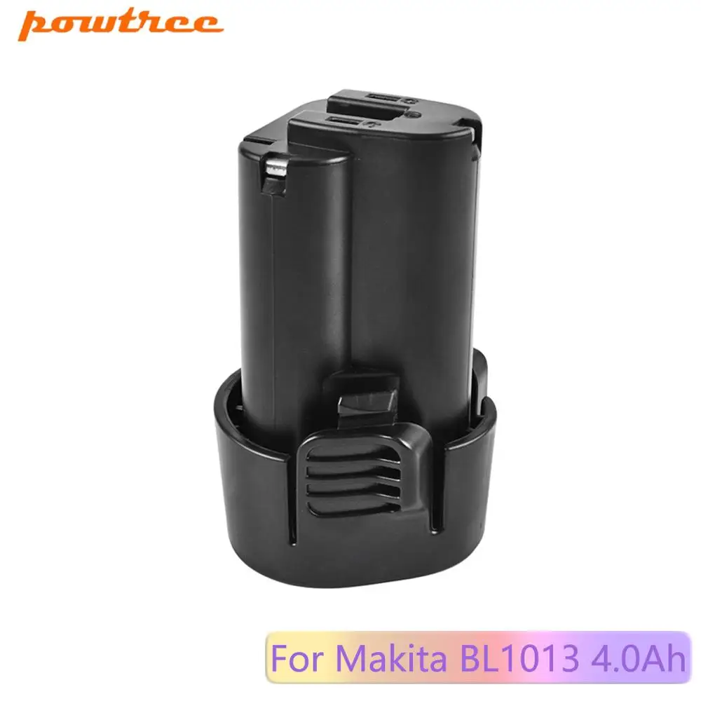 Аккумуляторная литий ионная батарея Powtree 4000 мАч для Makita 10 8 В BL1013 BL1014 TD090D TD090DW DF030D
