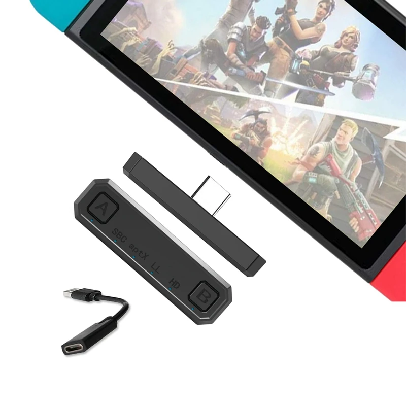 Беспроводной Bluetooth аудио Type-C передатчик приемник адаптер конвертер для игровой