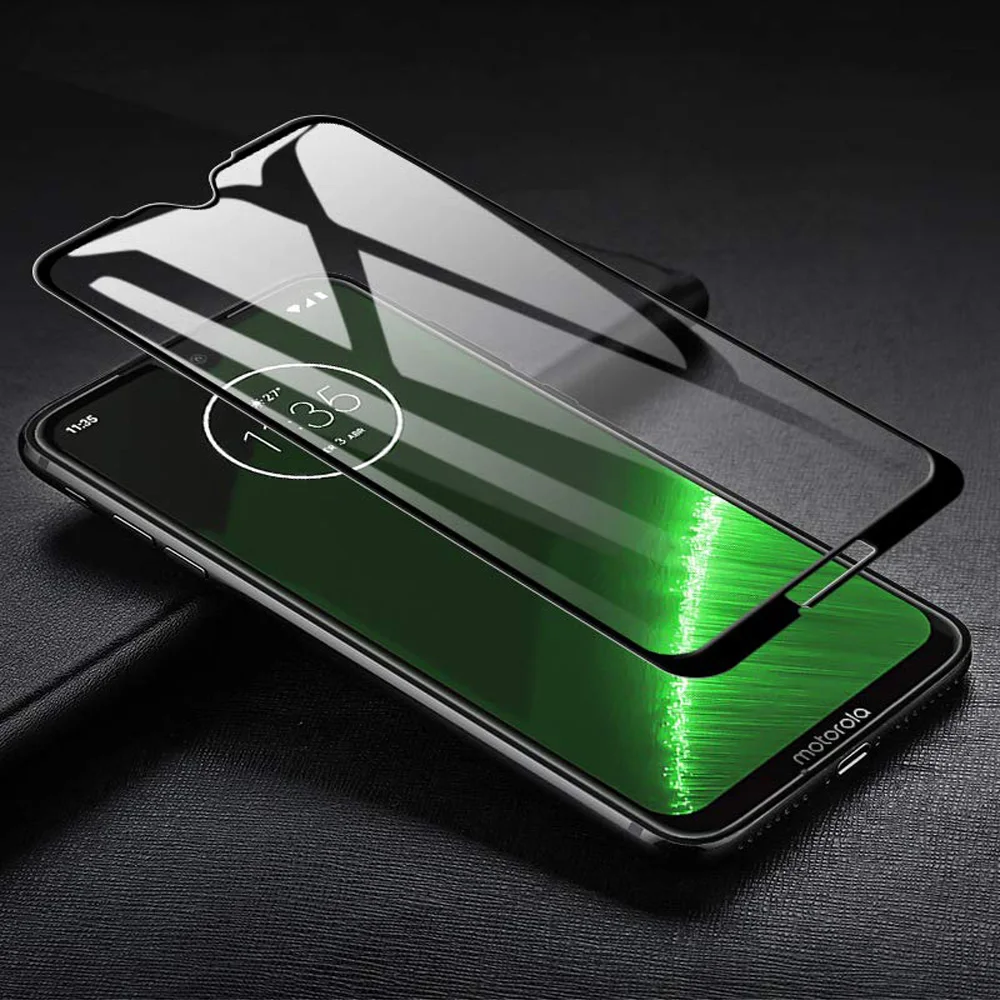 Закаленное стекло 9D для Motorola Moto E6 G6 Play E5 Plus Защита экрана P30 Note One G7 мощная защитная