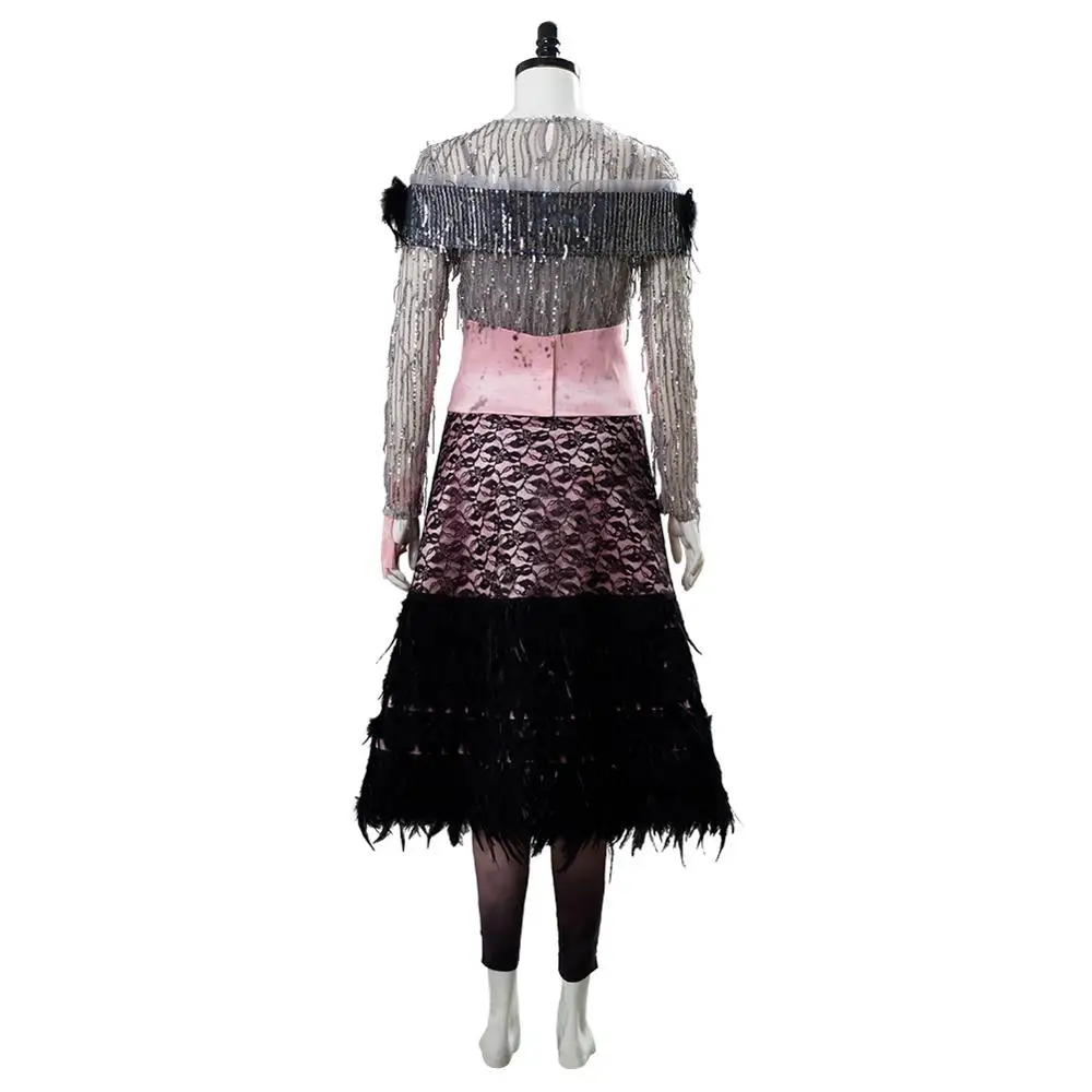 Костюм Одри для косплея злых людей 3 костюм розового цвета униформа женщин на