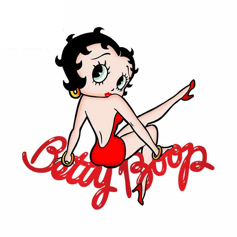 

Hot Hot Betty Boop Funny Auto Car Sticker Styling Fine Creative Decals Vinyl Uv Protection Car 13*12cm Vinyl
