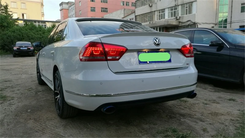 Использовать для Volkswagen passat спойлер на крышу VW B7 2012 13 14 15 лет ПУ пластиковые задние крыла на крышу спортивные аксессуары