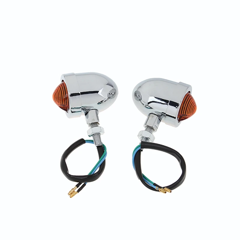 POSSBAY универсальные алюминиевые указатели поворота мотоцикла фонари желтого