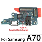 Новинка для Samsung Galaxy A70 A705 A705F USB Micro зарядное устройство порт для зарядки док-станция соединитель микрофонная плата гибкий кабель