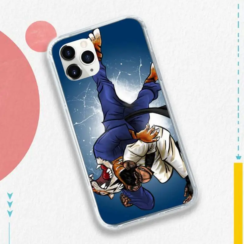 

Japanese judo Competitive fitness Phone Case for iPhone 11 12 pro XS MAX 8 7 6 6S Plus X 5S SE 2020 XR