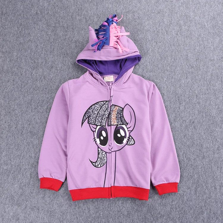 Весенняя Одежда для девочек «My Little Pony», толстовки с капюшоном, куртки, детская верхняя одежда с персонажами из мультфильмов мой детские платья, детские платья, Толстовка для маленьких девочек пальто "синдерелла"
