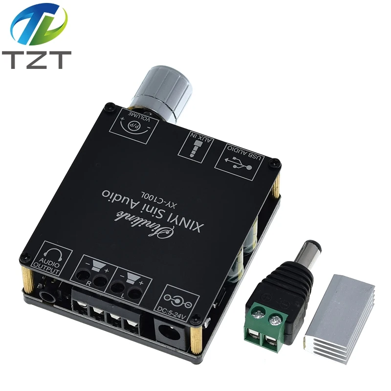 Цифровой усилитель высокой мощности HIFI TPA3116 Bluetooth 5 0 стереоплата 100 Вт + аудио