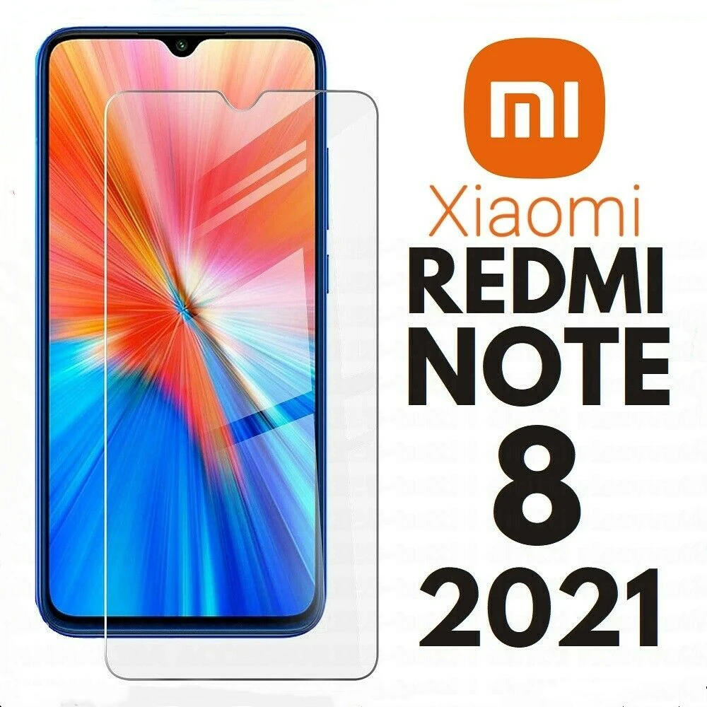 3 шт. закаленное стекло для Xiaomi Redmi Note 8 и 2021 защита экрана сенсорный