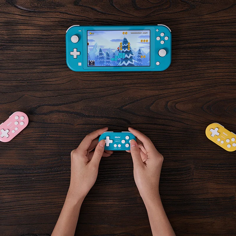 8BitDo Zero 2 Bluetooth Gamepad Wireless Joypad for Nintendo Switch Windows Android MacOS Raspberry Pi Mini Game Crontroller |