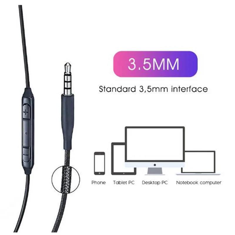 Оригинальные samsung AKG EO-IG955 наушники 3 5 мм наушники-вкладыши с микрофоном проводная
