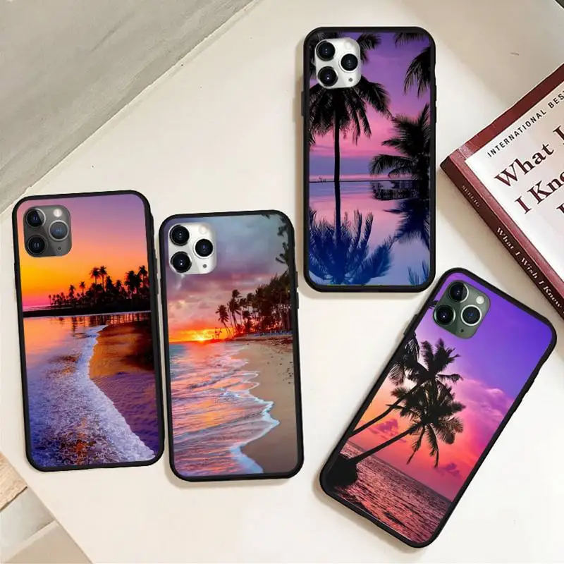 

Palm Tree Phone Case for iPhone 11 12 pro MINI XS MAX 8 7 6 6S Plus X 5S SE 2020 XR