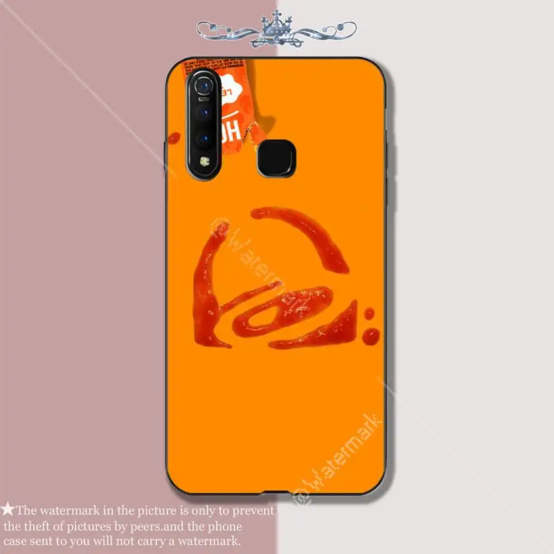 

YJYDNHBD Taco Bell soft TPU black case cover for vivo u3x Y11 Y12 Y19 Y81 Y91C V9 V17 V15 pro coque