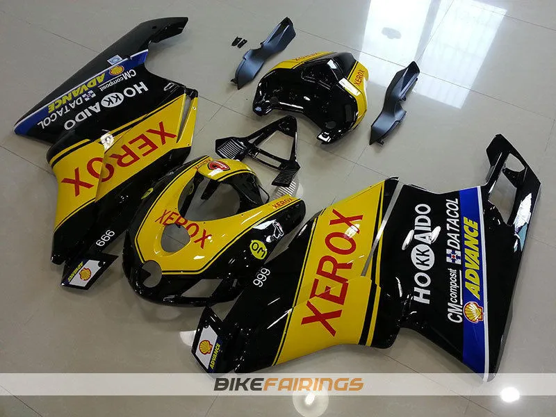 

New ABS Motorcycle whole Fairings Kit Fit for Ducati 749 999 999s 2005 2006 05 06 Bodywork set black yellow