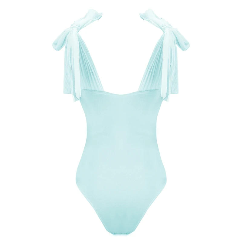 INDRESSME женские новые бандажные боди 2019 сексуальные обтягивающие короткие