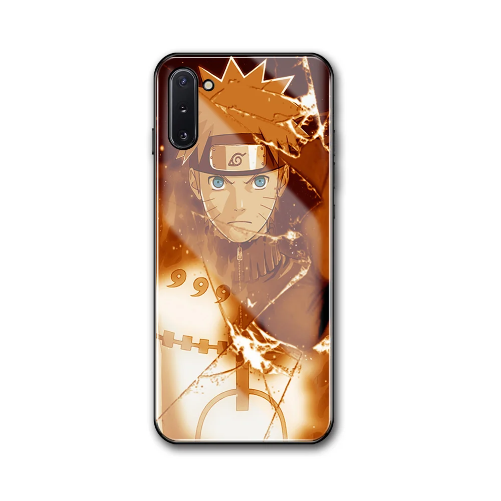 DIY чехол для Samsung Note 8 Itachi Uchiha naruto стеклянный SamsungNote 9 10 plus S8 S9 Plus S10 S10e | Мобильные