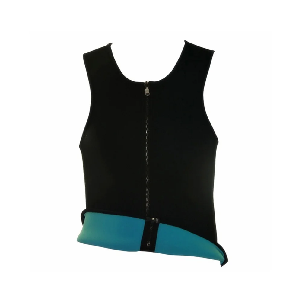 

Casual Men Sweat Vest Neoprene Slimming Zip Waist Belly Fat Burning Weight Loss Body Shaper Corset