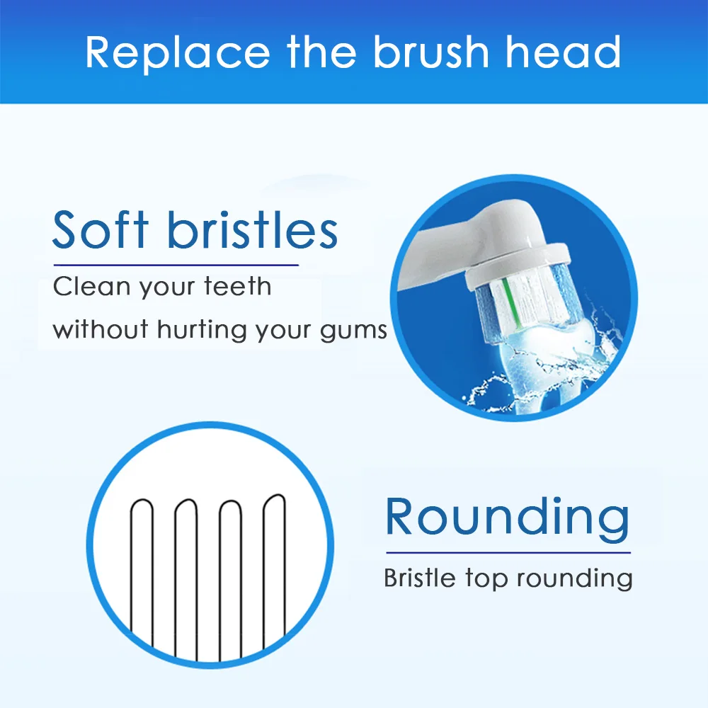 Сменные насадки для электрической зубной щетки Oral B Vitality Precision Clean 4 | Бытовая