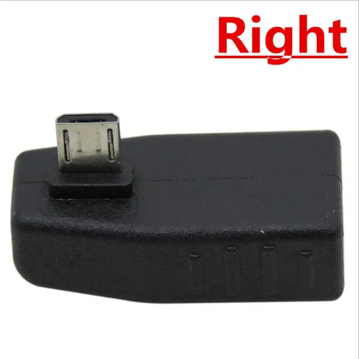 Переходник OTG Micro USB на изогнутый адаптер для планшета Android 90 ° со сканером вверх