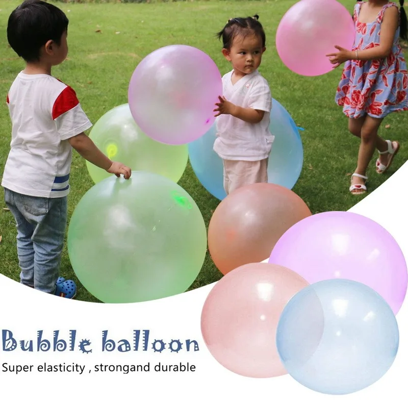 

40/50/70/120cm Children Outdoor Soft Air Water Filled Bubble Ball Blow Up Balloon Toy Fun Party Game Great Gifts wholesale