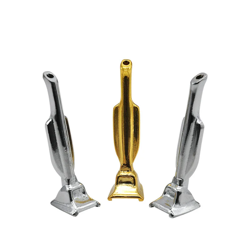 

57mm Metal Snuff Bottle Tube Sniffer Metal Pipe Metal Tube Vacuum Bullet Rocket Sniffer Portable Gold Metal Small Tobacco Pipe