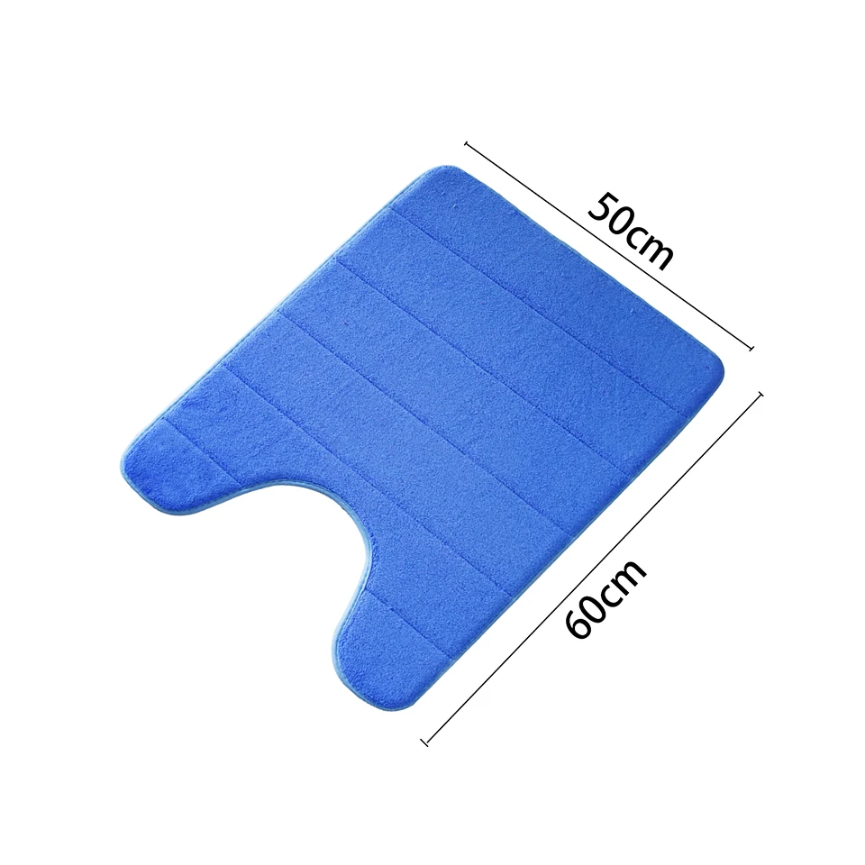 1PCS Bath Mat Absorbent Bathroom Set Microfiber Shower Floor Carpet Cover Toilet Rug Foot | Дом и сад