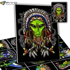 Алмазная искусственная вышивка с изображением инопланетянина, космоса, курения, психоделической мозаики, наборы для вышивки крестиком, домашний декор, искусство