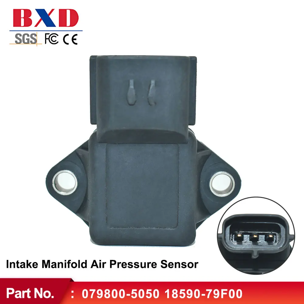 

MAP Intake Manifold Air Pressure Sensor 079800-5050 18590-79F00 Auto Parts For Suzuki Alto Every Wagon Chang-an Star Vehicles