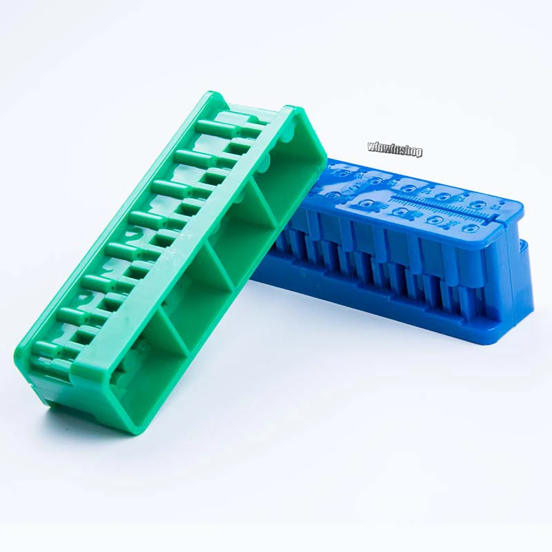 

1PC Plastic Dental Mini Endo Measuring Autoclavable Endodontic Block Files Dentist Instrument Ruler Blue 87 x 32 x 20MM