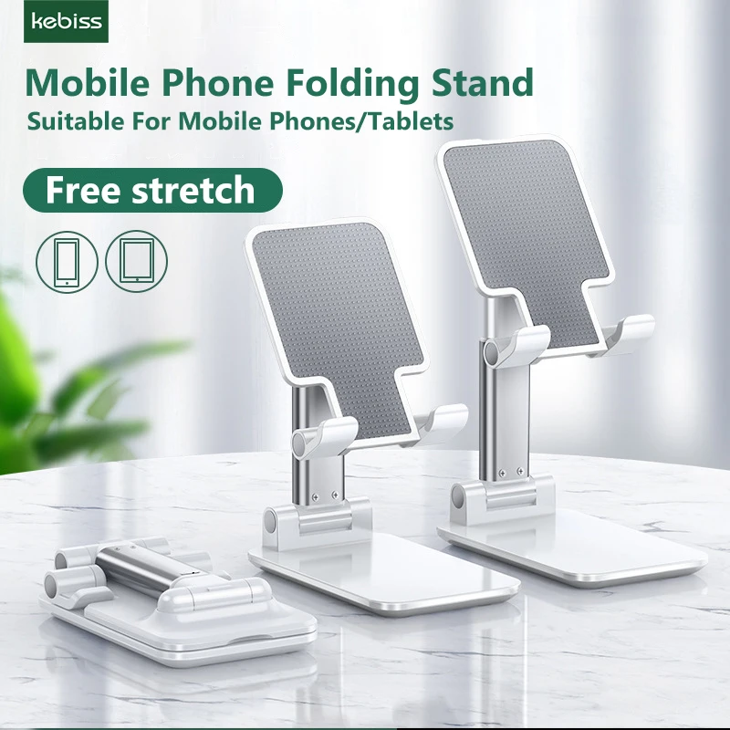 

Kebiss Mobile Phone Holder Stand for iPhone Xiaomi Phone Holder Foldable Mobile Phone Stand Desk for iPad Tablet Desk Holder