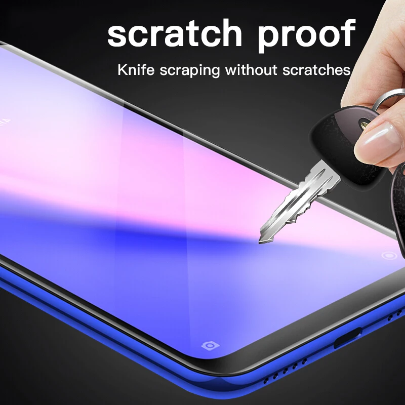 20D полностью изогнутое закаленное стекло для Xiaomi Redmi Note 6 7 8 Pro защита экрана на Redmi 8 8A 7 7A K20 профессиональная защитная пленка