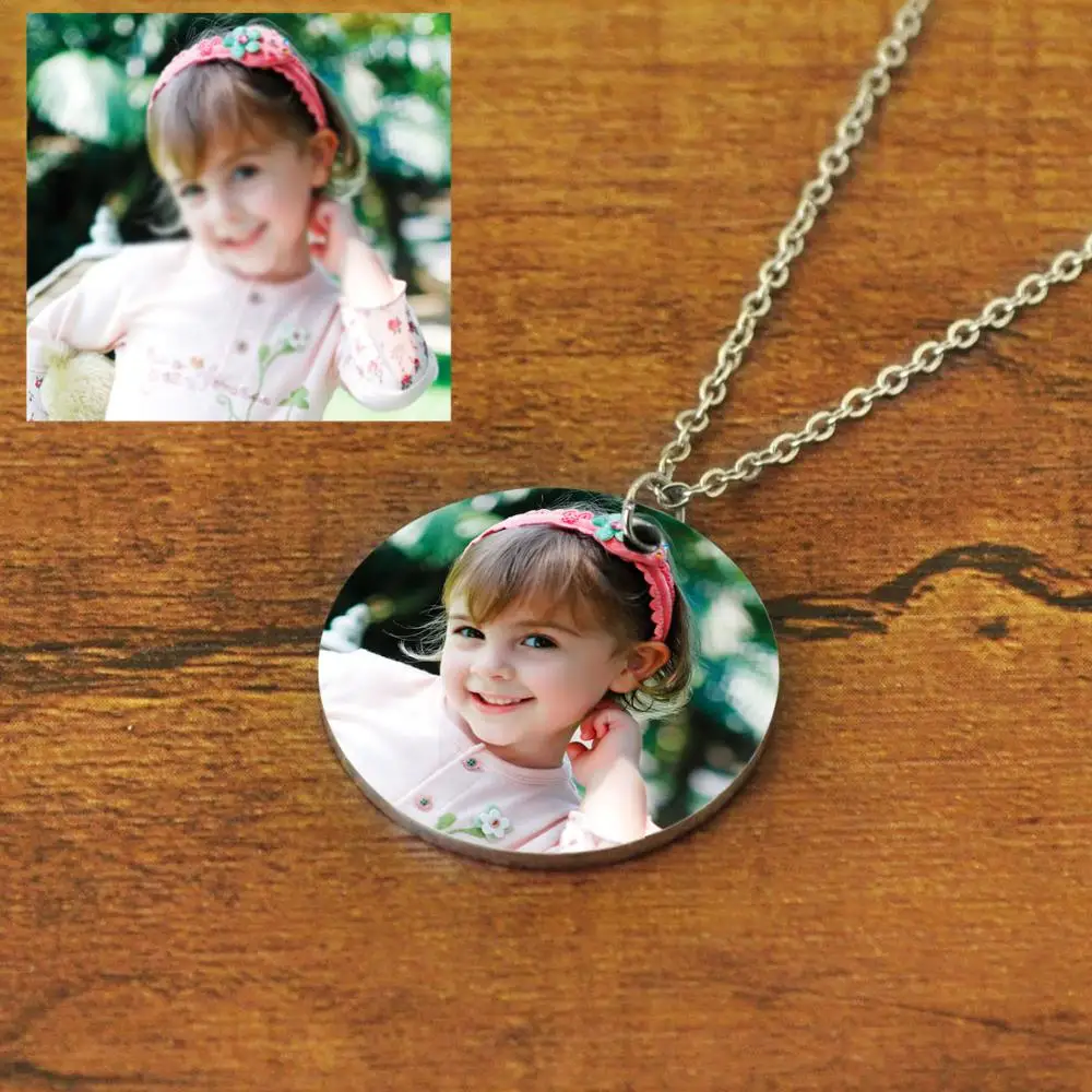 На заказ ожерелье с фото подарок для матери бабушка портрет женское кулон