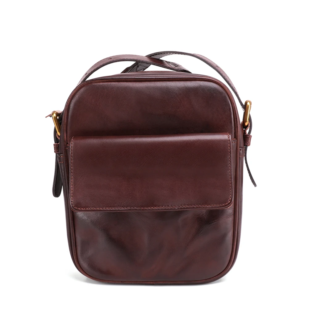 

Men's Leather Briefcase Casual Fashion Leather Men's Bag Vegetable Tanned Leather Retro Messenger Document Bag Men's Bag