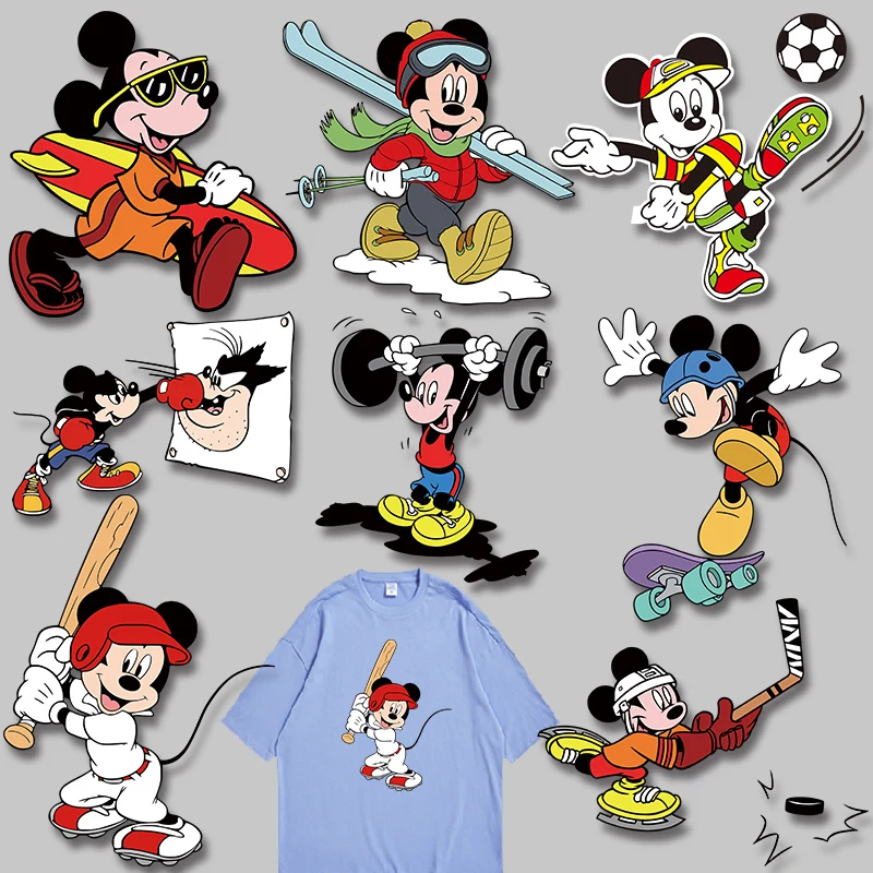 Спортивная серия боксерский футбол Дисней Микки индивидуальные буквы