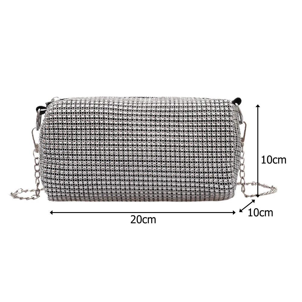 Роскошные дизайнерские женские сумки новинка 2020 блестящая сумка стразы на