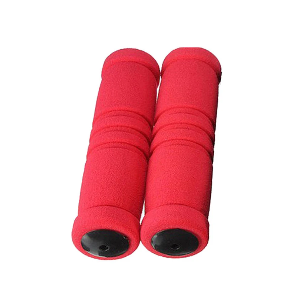 

1pair Sponge Motorcycle Soft Outdoor Protector Non Slip Absorb Vibration Solid Accessories Ergonomic Bicycle Handle