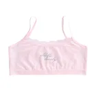 2020 Фирменное кружевное нижнее белье для девочек, спортивный тренировочный Бюстгальтер для подростков, короткий топ для маленьких детей, хлопковая кофта на возраст 8-18 лет