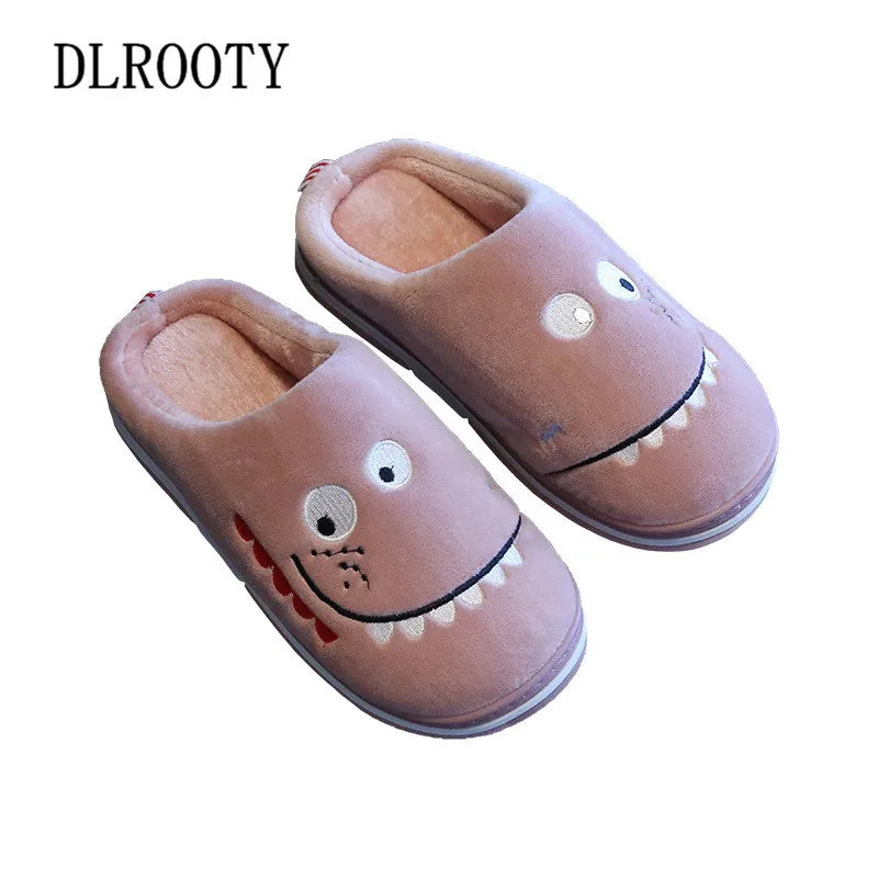 Winter Slippers for Boy Girl Cartoon Cute Warm Flat Shoes Children Non-slip Home Indoor Fashion Kids Slides Flip Flops