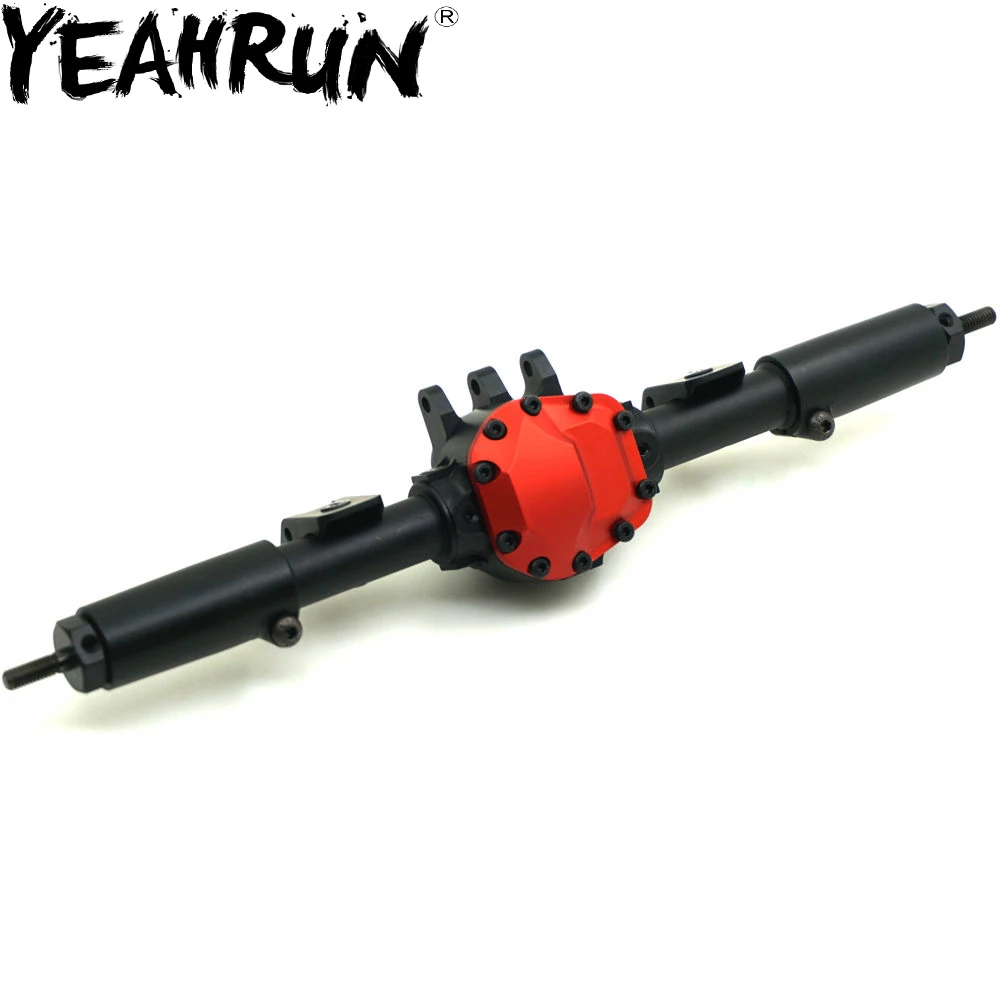 YEAHRUN Сплав передний задний мост Набор для RC автомобилей осевой SCX10 II 90046 90047 джип рок детали гусеничного трактора Модернизированный