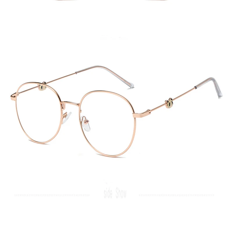 Очки против синего света Lovely Panda Vintage Eyewear для мужчин и женщин с круглыми линзами для близорукости студентов с диоптриями от 0 до -6.0.