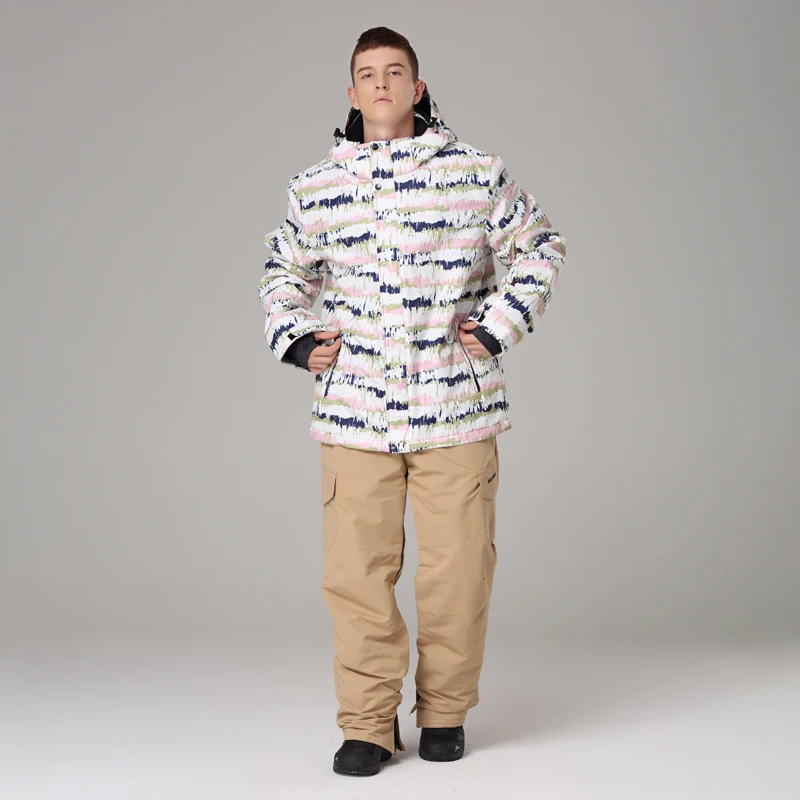 ski suit men warm jacket + snowboard trousers male waterproof outdoor men's winter snowboarding | Спорт и развлечения