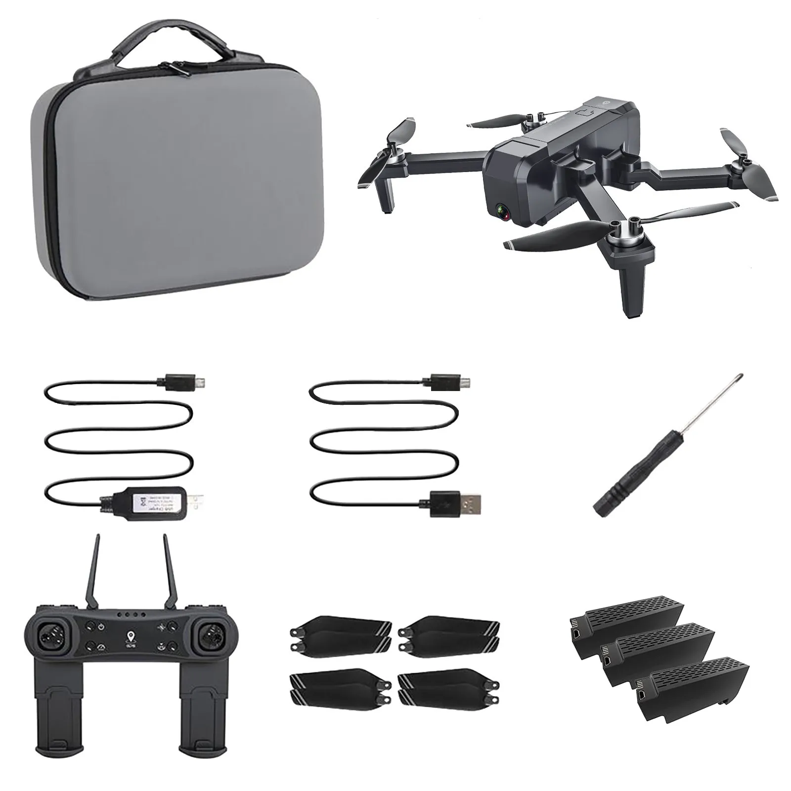 2021 toys for children KF607 GPS Drone With Wifi FPV 4K 5G HD Dual Wide Angle Camera Foldable RC zabawki dla dzieci#L4 | Игрушки и хобби