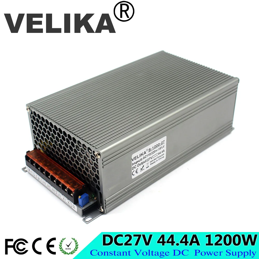 Регулируемый переключатель источника питания 27 В постоянного тока 1200 а 110 Вт