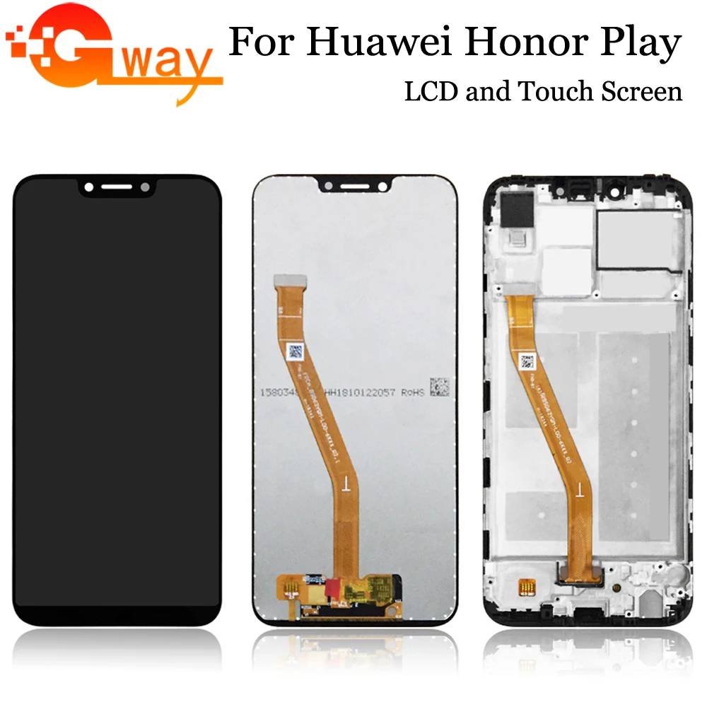 6 3 &quotОригинальный ЖК дисплей для Huawei Honor Play дигитайзер сенсорный экран сборка honor